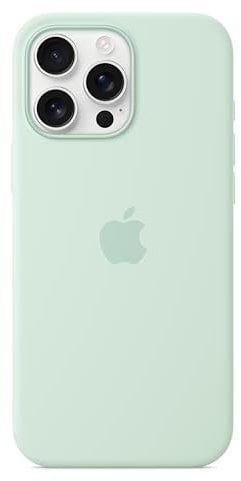 Apple iPhone 16 Pro Max Silicone Case with MagSafe – Aquamarine 