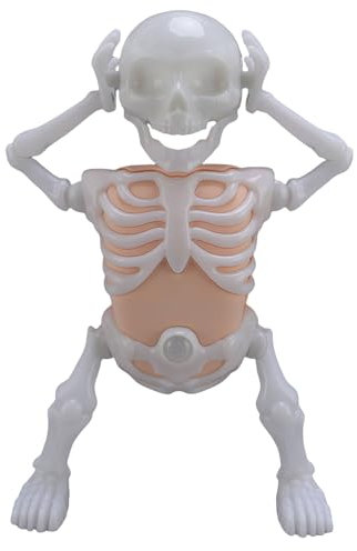 Glow Dancing Skeleton Spielzeug Spaß und Schrulliges Design mit Cooler Beleuchtung und Soundeffekten für