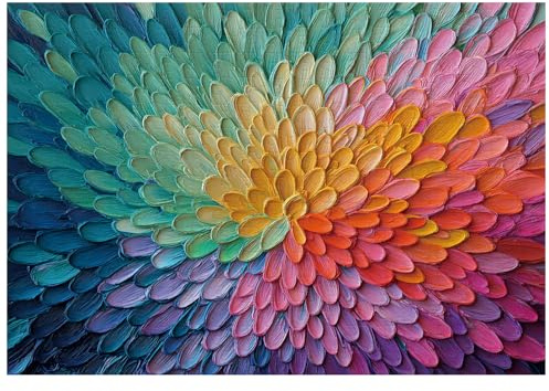 Ulord 300 Piece Puzzle for Adults Gradient Rainbow Puzzles 15x10 Inches
