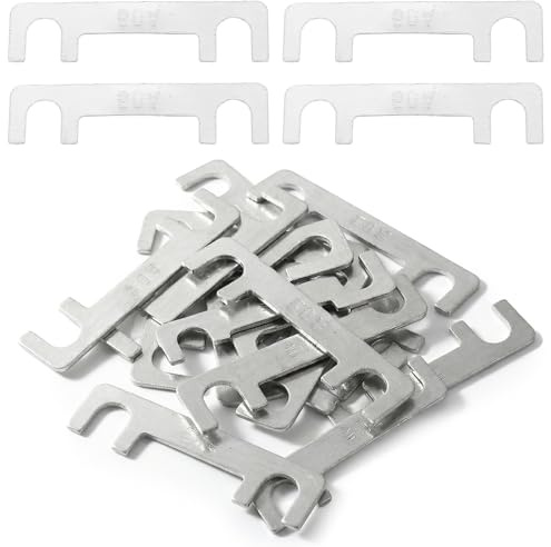 PYRUVAE 20 Piezas Fusibles Planos para Coche Fusible Plano Fusibles Lamina 50A para Automóviles Camiones Vehículos de Construcción Autobuses Caravanas