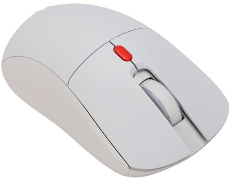 Tosuny AI-Maus – Sprach- und Audio-Recorder, Bluetooth 5.0/2.4G Computermaus, integriertes Mikrofon, unterstützt KI-Echtzeit-Transkription, Übersetzung und Zusammenfassung, für PC und Laptop, Weiß