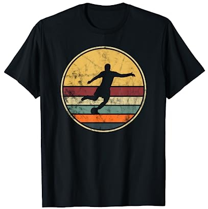 Fußball Vintage Trikot Fan Outfit Retro Fussballer Look T-Shirt