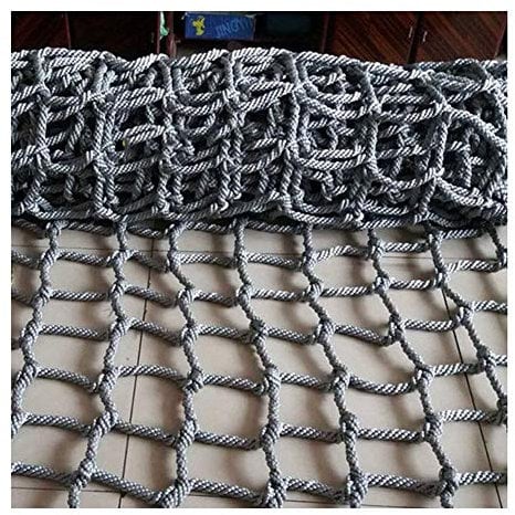 Swingset Climbing Nets for Kids Adult 12mm Rope 10cm Mesh Cargo Net Army Climbing Ladder large Outdoor Indoor Physical Training Climbing Netting Protection Safety Net ( Color : 10cm*12mm , Size : 1*1m