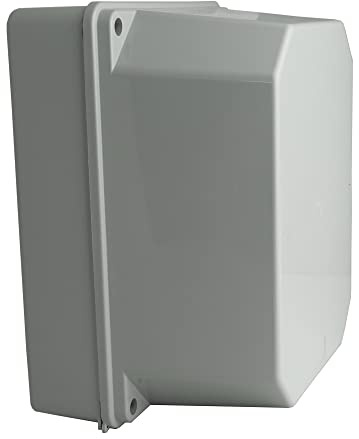 Leergehäuse Stromverteilergehäuse Abzweigdose Gehäuse Aufputz grau IP66 243x190x155 Marlanvil 9666