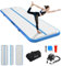 Aufblasbare Tumbling Matte,Air Matte Tumble Track Turnmatte Gymnastikmatte mit Luftpumpe für Zuhauseg/Taumel/Cheerleading/Wasser