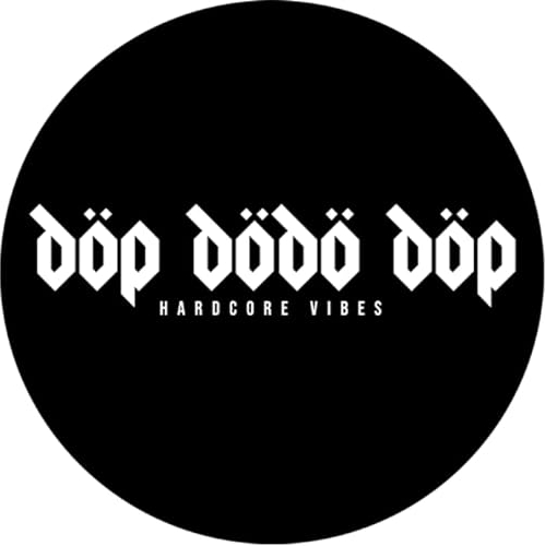 döp dödö döp Hardcore vibes Aufkleber 4,5 cm