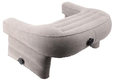 Ausla Inflatable Lap Desk Pillow, PVC Reading Pillow for Gaming, Portable Arm Rest Pillow Lap Reading Pillow with 3 Inflation Holes for Playing Watching TV 31.5 x 23.62 x 14.57in