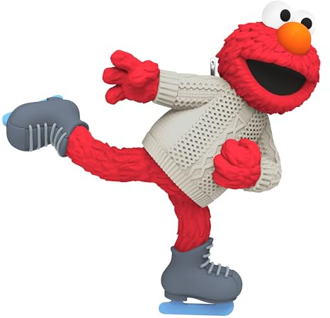 Hallmark Keepsake Christmas Ornament 2025, Sesame Street Skating with Elmo, Gifts for Kids