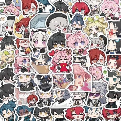 Wuther Wave Aufkleber, 60 Pcs Game Figur Vinyl Wasserdichte Stickers Für Party, Wasserflasche Scrapbook Laptop Skateboard Computer Für Teens Studenten