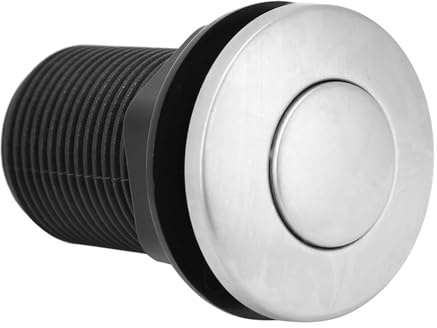 ZJchao Kit de Interruptor de Aire con Bloqueo Automático para Spa y Bañera de Masaje, Válvula de Control de Aire Automática con Manguera, Botón Pulsador de Fácil Instalación para Sistemas de
