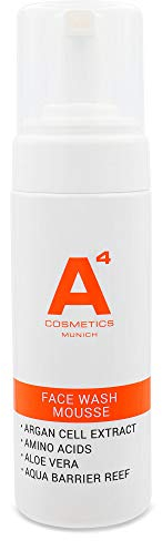 A4 – Reinigungsschaum | Milde Anti-Aging Gesichtsreinigung und Make-Up-Entferner – 150ml | Clean Beauty Wirkstoffkosmetik auf natürlicher Basis