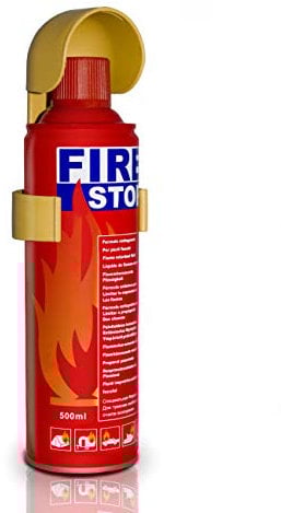 Introductory Offer on 500 ml Fire Extinguisher. Ideal for Home Kitchen Taxi Caravans Boats Restaurants Workshops and Offices.