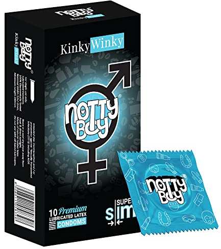 NottyBoy Ultra Dünn Kondom Für Extra Vergnügen, Leicht Geschmiert Für Männer – 10 Stücke