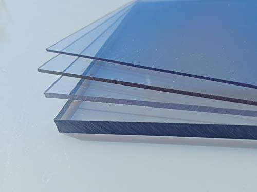 Platte aus Polycarbonat UV klar riesen Auswahl div. Größen und Stärken Top Qualität von alt-intech® (PC 4 mm UV, 1000 x 500)