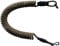 EdcX Paracord Nylon Tactical Lanyard, spiral cable, elastic key pendant made of Paracord, 4 types of fastening to choose from