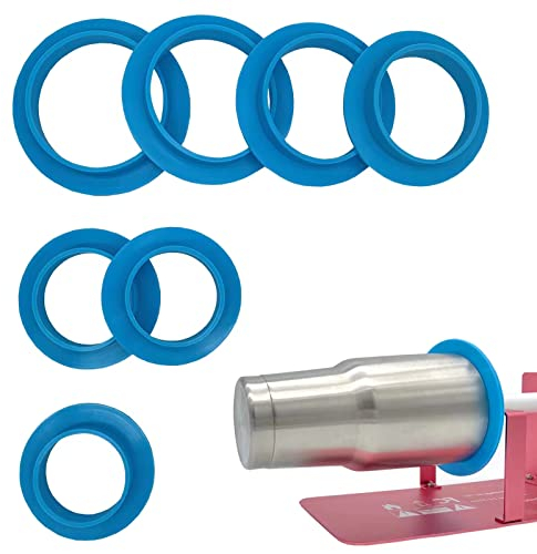 Tumbler Shields for Epoxy Rims Tumbler Turner Machine Accessories Silicone Insert for Epoxy Tumbler 7 Sizes