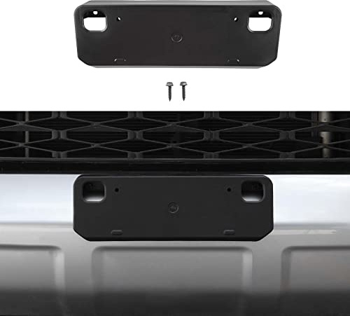 Jimen for 4Runner License Plate Holder, Front License Plate Frame Mount Bracket Compatible with Toyota 4Runner 2010-2022