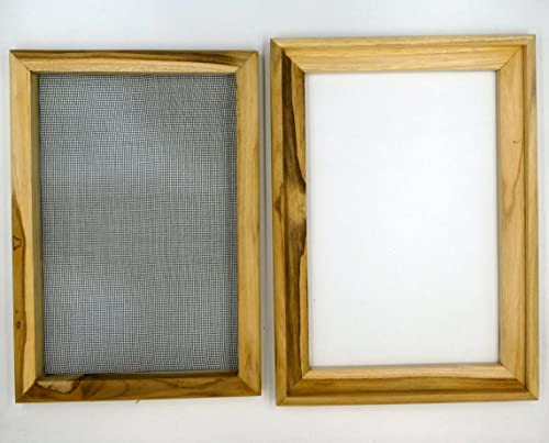 tribal paper Papierschöpfrahmen 23x17 cm Traditionswerkzeug in professioneller Qualität auch für Kinder/incl. Anleitung