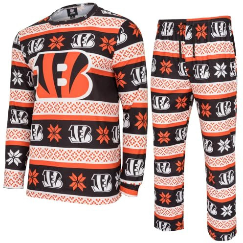 NFL Winter XMAS Pyjama Schlafanzug Cincinnati Bengals - XL