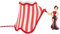 Seletti LAMPADA CIRCUS LUCY 15074 RED