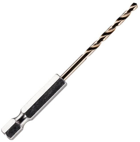 Rennie Tools - 2mm Hex Shank HSS Gold Cobalt Jobber Drill Bit For Stainless Steel, Hard Metals, Aluminium, Cast Iron, Copper. Twist Drill Bit Sets. 2mm Drill Bit Metric Drill