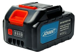 20V 4.0Ah Lithium Battery Cordless Tools,Rechargeable Li-ion Battery With Cell Balancing Function Compatible Chainsaw, Drill,Nail Gun