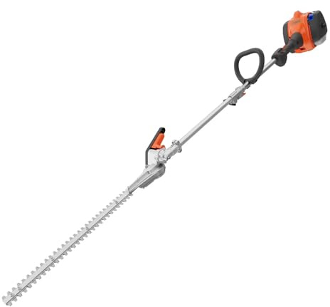 Husqvarna 122LKH Gas Hedge Trimmer, Multi-Purpose Tool with Hedge Trimmer Attachment, 21-Inch Cutter Bar with Double-Sided, Double Reciprocating Blades, Gifts for Men, 970796101