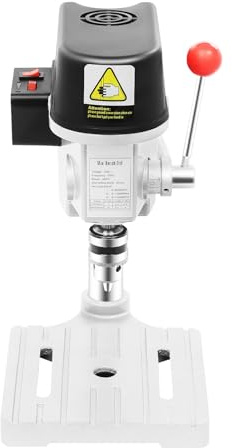 Tischbohrmaschine, 340W Tragbare Tisch Bohrmaschine Standbohrmaschine Säulenbohrmaschine, Einstellbare Geschwindigkeit