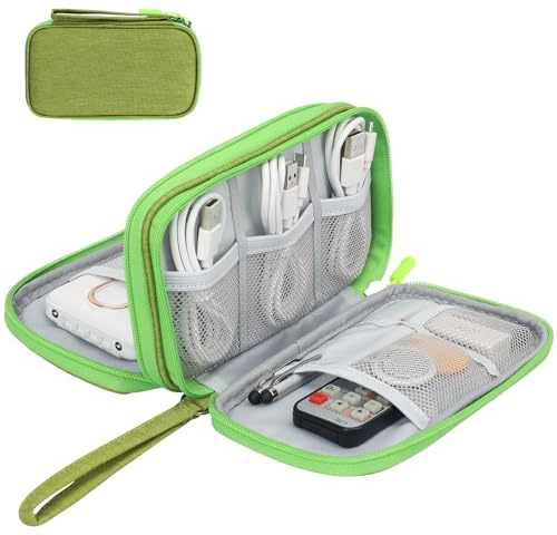 Skycase Electronic Organizer Travel Case - Waterproof Travel Cord Pouches for Organization, Cable Organizer, All-in-One Double Layers Storage Bag for Accessories, Charger, Cable