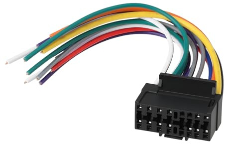 eMagTech Faisceau de Câblage pour Prise Audio Autoradio 16 Broches Compatible avec Sony XPLOD