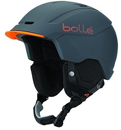 Bollé Erwachsene Instinct Skihelme, Grey Orange Matte, Small 51-54 cm
