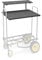 Rock N Roller RSHM2T Multimedia-Regal, 2 Tier (Multimedia Shelf für mobile Workstation, belastbar bis 90 kg, strapazierfähiger Teppich), Schwarz