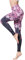 HAPYWER Yoga Leggings Damen High Waist Yogahose Bunt Gym Sport Leggings Tummy Control Running Workout - Stretch Kompressionshose mit Aufdruck für Frauen(Kirschblüte,XL)