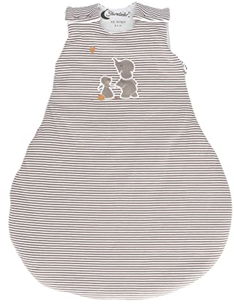 Sterntaler Baby Unisex Schlafsack Baby Baby-Schlafsack 62/68cm Elefant Eddy - Schlupfsack Baby, Pucksack Baby - beige, 62/68