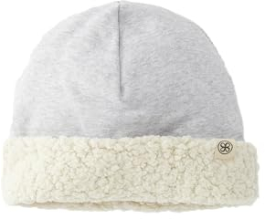 Cloby Mütze Babymütze Wendemütze Teddystoff Winter Baby (0-6 Monate) - grau
