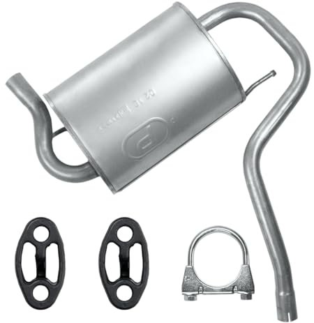 Polmo Schalldämpferset Auspuff Endtopf für Dacia Duster 1 I 2010-01.2018 1.6 Schrägheck