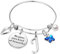TINGN Silber Armband mit Buchstaben Damen, Silber Armband mit Buchstaben J Initiale Armbänder Damen Silber Schmuck Damen Schmetterling Armband für Frauen Mädchen Teenager Geschenke Modeschmuck Damen