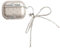 Sparkly Floating Glitter Case for Apple AirPods 3rd Generation Charging Case 2021,Cute Shining Rhinestone Clear Cover with Bowknot Charm for Girls Teens Women(Airpods 3)
