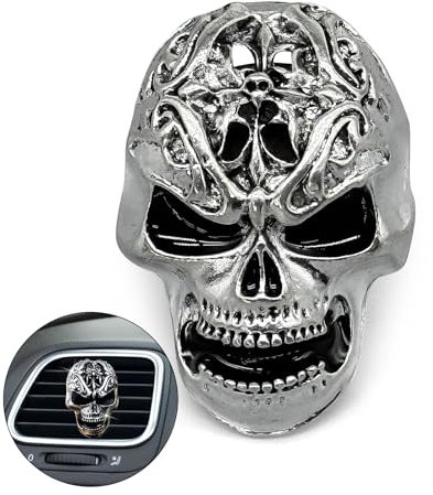 Skull Gifts Car Air Fresheners for Men - Funny Vent Clip Accessories for Car Interior Aromatherapy Deco, Featuring Lynx and Little Joe - Perfect for Halloween and Horror Merchandise Fans