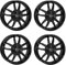 4x Rial Felgen Alufelgen Lucca 6.5Jx16 ET20 4x108 diamant-schwarz kompatibel mit OPEL Cosa Crossland Mokka