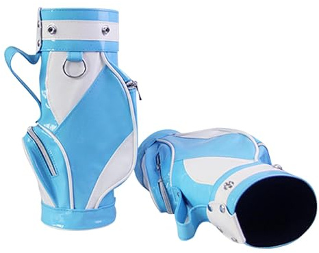 Nybhyjka Golf Wine Bag, Wine Bags for Wine Bottles | PU Wine Bottle Bag with Metal Zipper, Multifunctional Soft Storage Carrier for Golf Lovers Colleagues