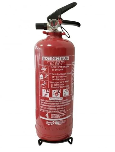 Extincteur 2Kg Poudre ABC à pression permanente NF