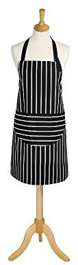 Dexam Classic Butcher's Stripe, Adult Apron, Slate Grey