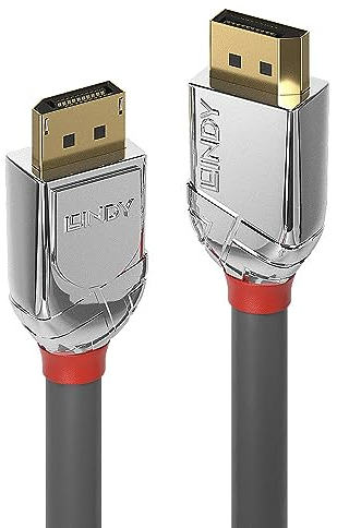 LINDY 36484 5m DisplayPort 1.4 Kabel, Anthra Line
