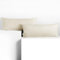 DecoKing 2 Kissenbezüge 40x120 cm Jersey 100% gekämmte Baumwolle Reißverschluss Ecru Amber