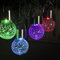 Domybest 1pcs Lumière de Jardin Solaire Lampe Solaire Suspendue à LED Boule en Verre Craquelé Lampes Solaires Exterieures Jardin étanche pour Jardin Cour Extérieur Intérieur