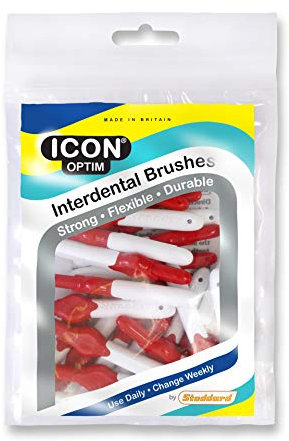 Stoddard Icon Red Standard Interdentalbürsten, 25 Stück
