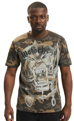 Brandit Motörhead T-Shirt Warpig Print, Farbe: darkcamo, Größe: 4XL