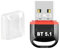 iJiGui USB 5.1 Bluetooth Adapter, EDR Bluetooth Transmitter and Receiver Compatible with Windows 7/8/8.1/10, Mini Bluetooth Key for PC Laptop Dongle Bluetooth