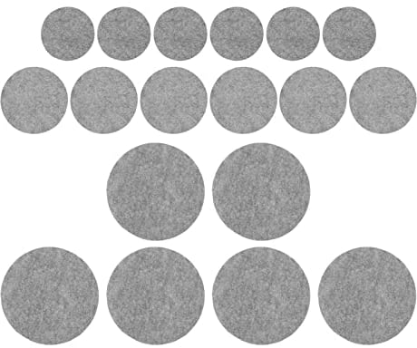 Pot and Pan Protectors,Felt Plate Dividers,4.7/5.9/9.8inch Dish Protectors Pads,Set of 24 Pan Pot Protectors,3 Different Size Thicker Pots and Pans Dividers for Packing Stacking Cookware